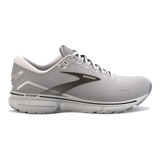 Men's Brooks Ghost 15, Alloy/Oyster/Black, 12.5 4E Extra Wide